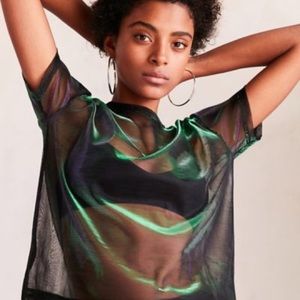 Iridescent t shirt from urban